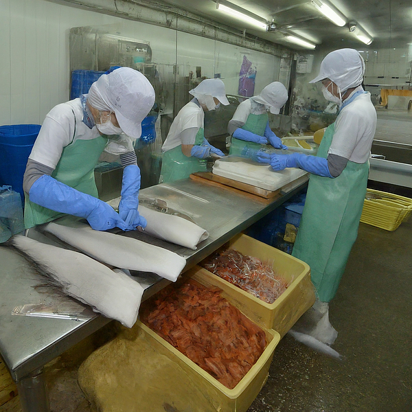 [hyogo prefecture, amagasaki city] seafood processing staff / 10 minutes walk from jr amagasaki station